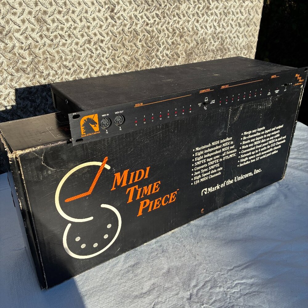 Mark Of The Unicorn MIDI Time Piece 128 Channels No Power Cord USED
